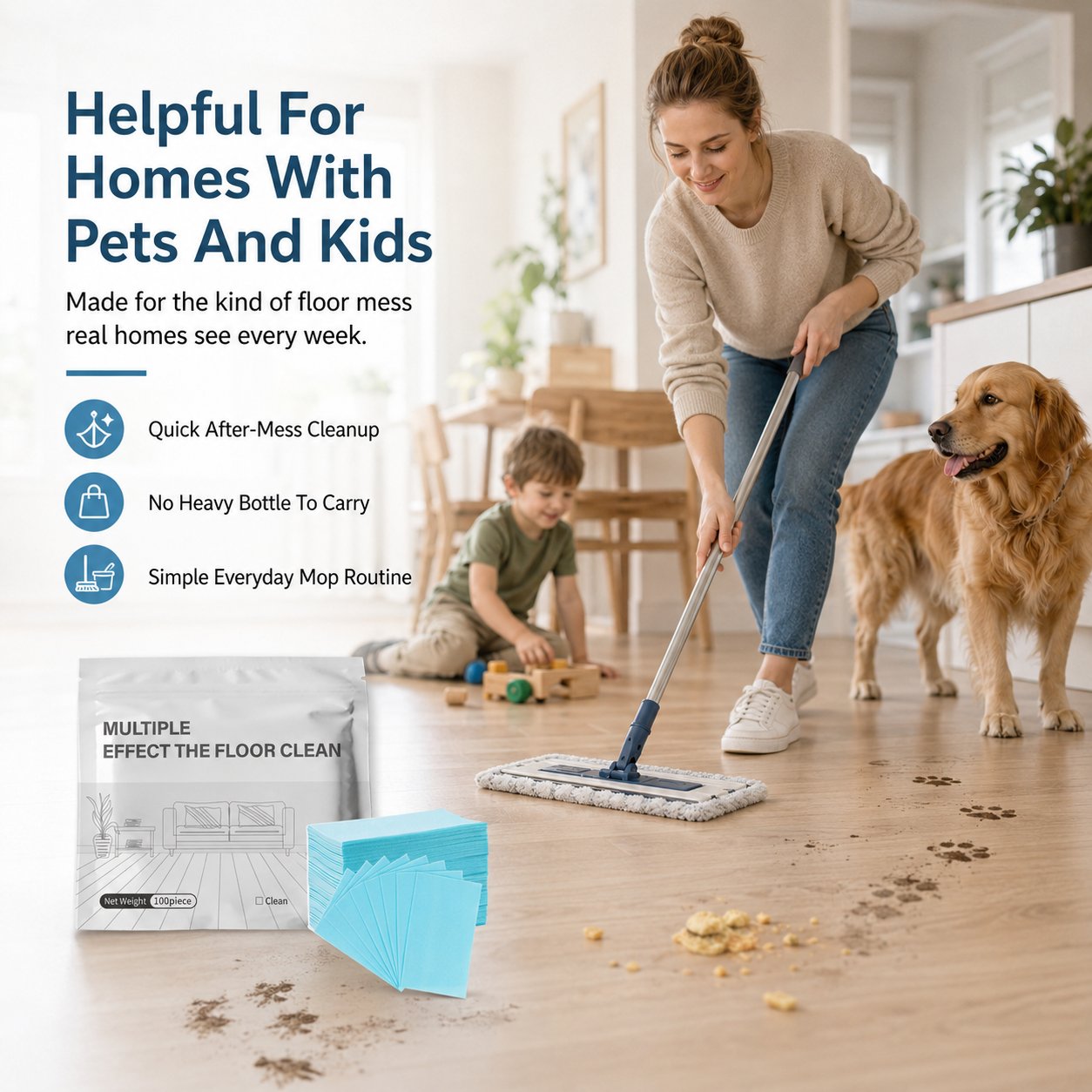 🔥LAST DAY 50% OFF -100-Piece Multi-Surface Floor Cleaning Tablets