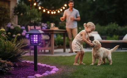 🔥Summer Sale 50% OFF !!Eco-Friendly - 2-in-1 Solar Powered Mosquito Zapper & Garden Stake Light