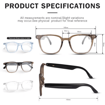 LAST DAY 50% OFF!!🔥 AI Interpretation Smart Glasses🕶️160-Language Translation, Photochromic Lenses, AI Chat & Hands-Free Audio