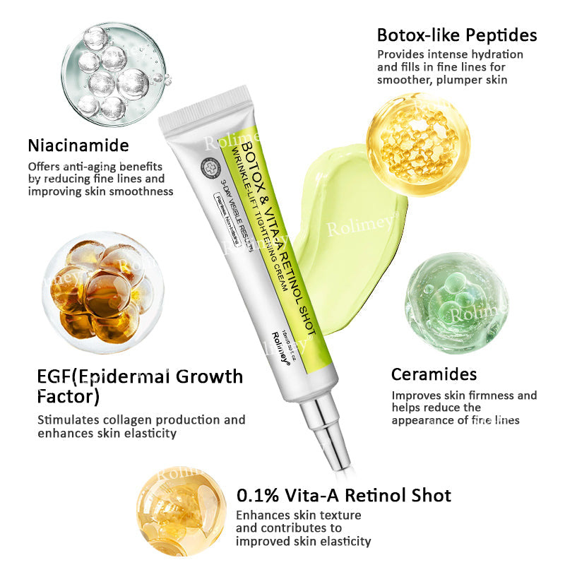 👏💧✨Made and shipped from the USA 💫Botox & Vita-A Retinol Shot Wrinkle-Lift Tightening cream - Last Day Promotion 50% OFF