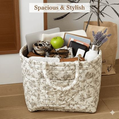 ✨ Summer Sale 50% OFF-Handwoven Storage Basket with Handles - foldable washable storage basket and multi-purpose fabric box