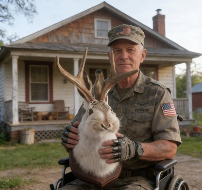 ❤️Handcrafted  Jackalope-Decorative Arts