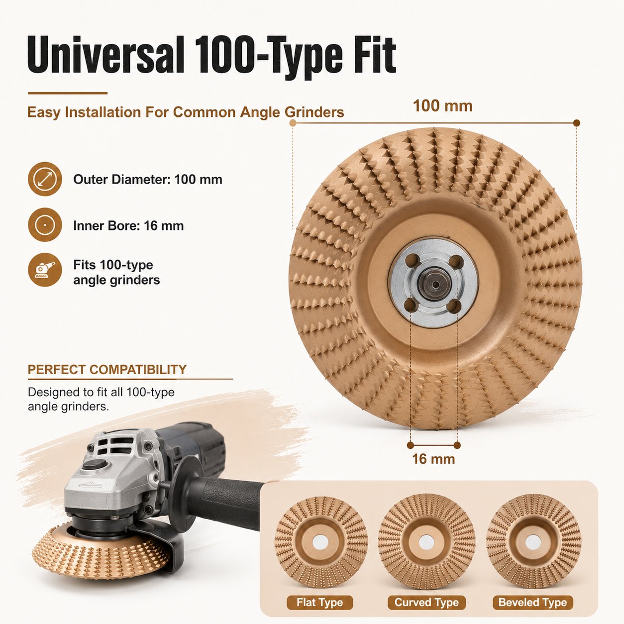 🔥 LAST DAY 50% OFF -Alloy Wood Grinding & Polishing Disc