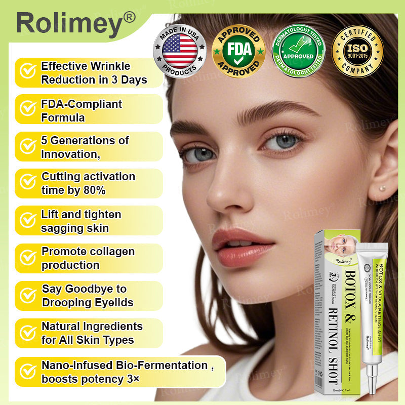 👏💧✨Made and shipped from the USA 💫Botox & Vita-A Retinol Shot Wrinkle-Lift Tightening cream - Last Day Promotion 50% OFF