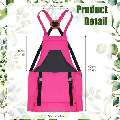 💖Mother's Day Hot Sale 50% OFF 🌱Cross Back Gardening Apron With Deep Kangaroo Release Pockets