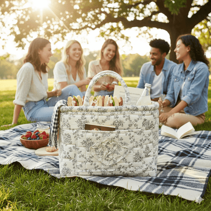 ✨ Summer Sale 50% OFF-Handwoven Storage Basket with Handles - foldable washable storage basket and multi-purpose fabric box