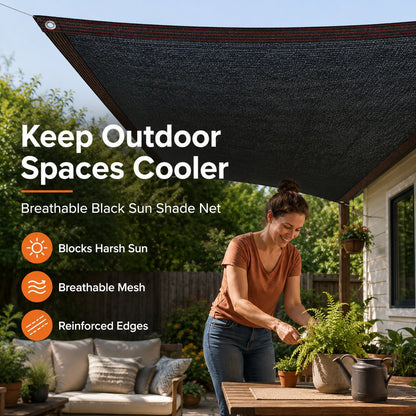 🔥Summer Sale 50% OFF🔥Black Sun Shade Net