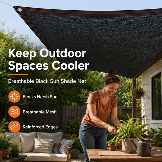 🔥Summer Sale 50% OFF🔥Black Sun Shade Net