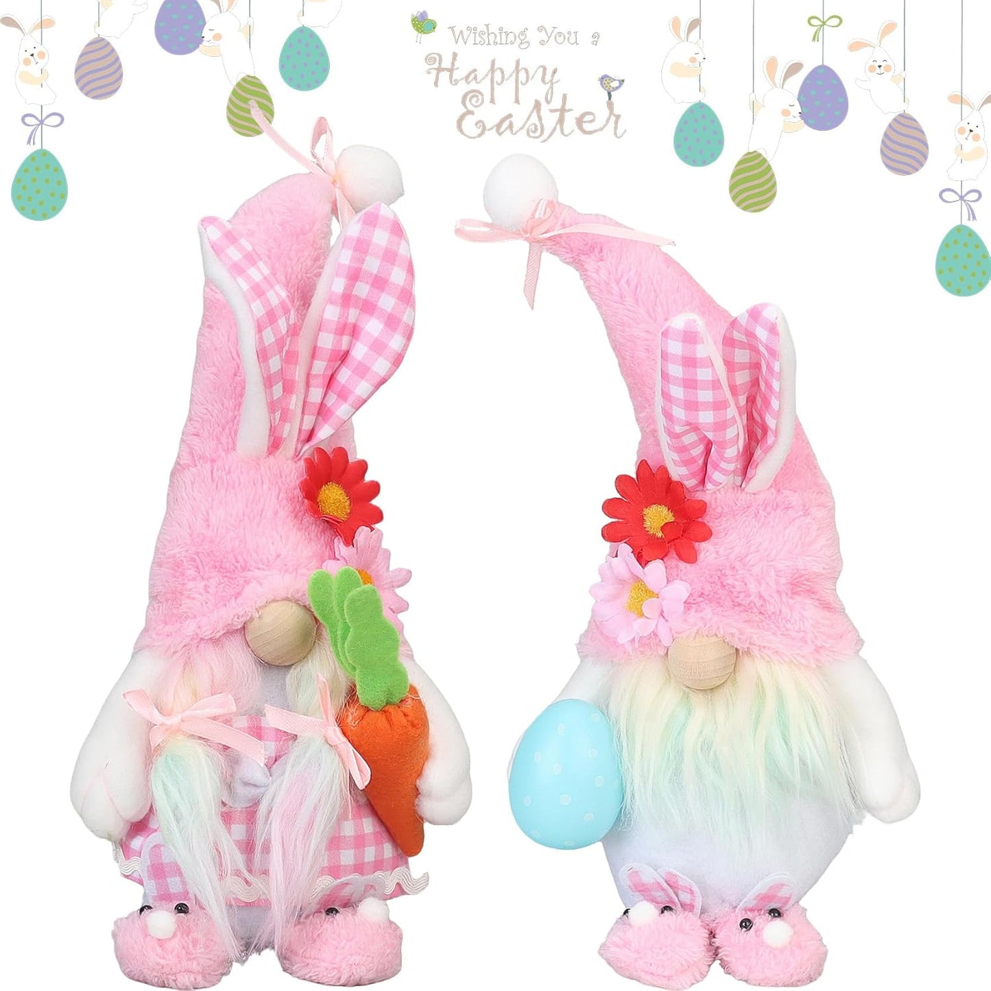 🔥2026 Easter Sale: 50% OFF🐰Handmade Easter Bunny Gnome Plush Decor