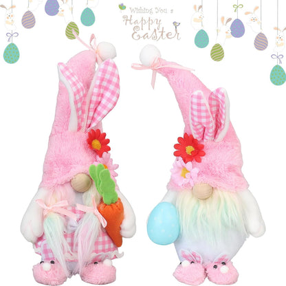 🔥2026 Easter Sale: 50% OFF🐰Handmade Easter Bunny Gnome Plush Decor