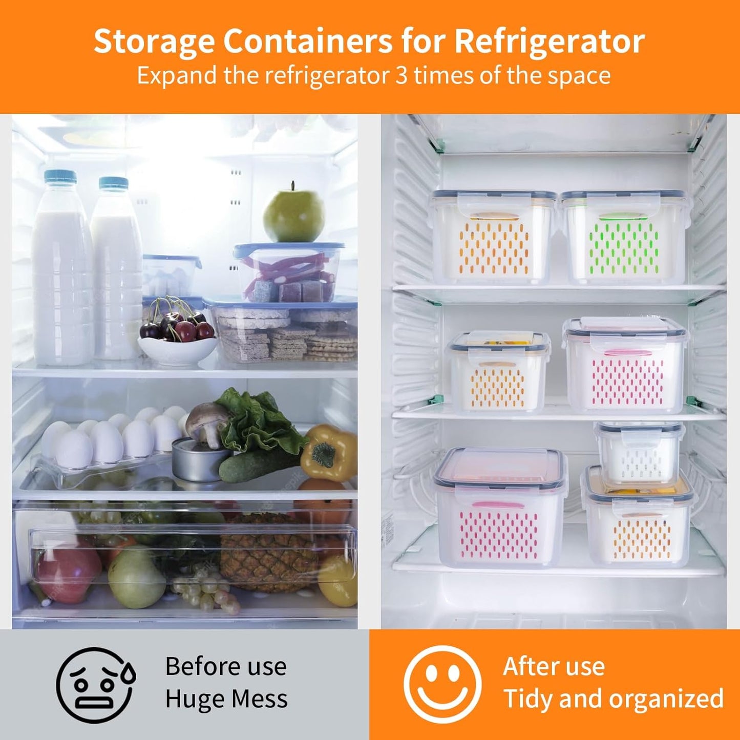 🔥Limited-time Offer: 50% OFF🥗 4-in-1 Produce Saver Container