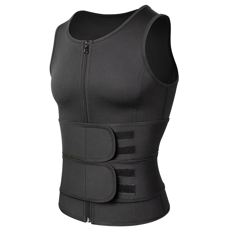 🔥Men Body Shaper Waist Trainer Sauna Suit Sweat Vest Tank Tops Shapewear