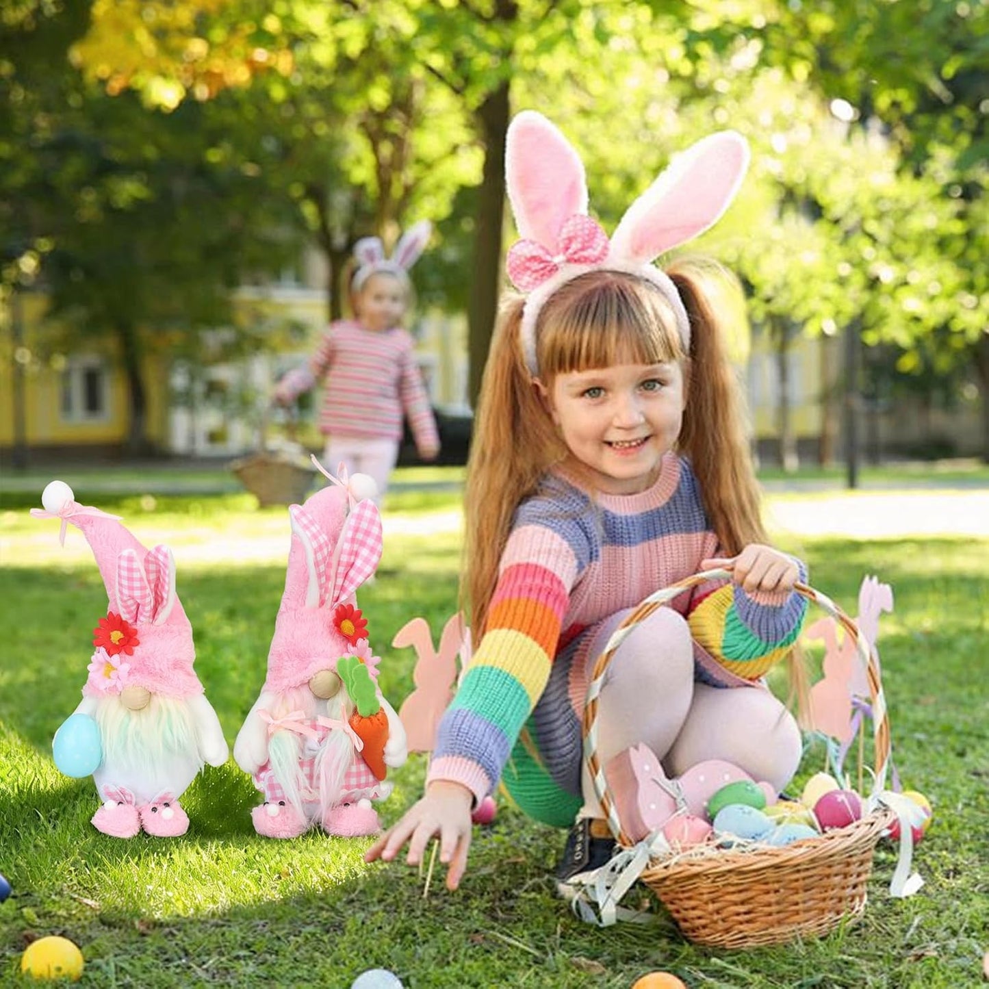 🔥2026 Easter Sale: 50% OFF🐰Handmade Easter Bunny Gnome Plush Decor