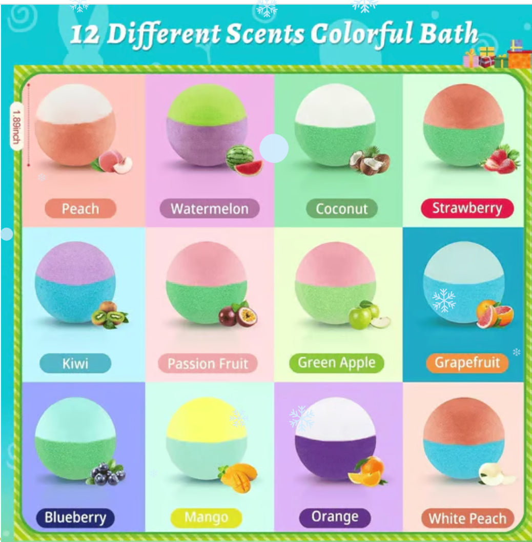 🔥2026 New Upgrade - 🛁 Natural Bath Bombs for Kids with Mega Bubbles & Surprise Inside 🥚✨
