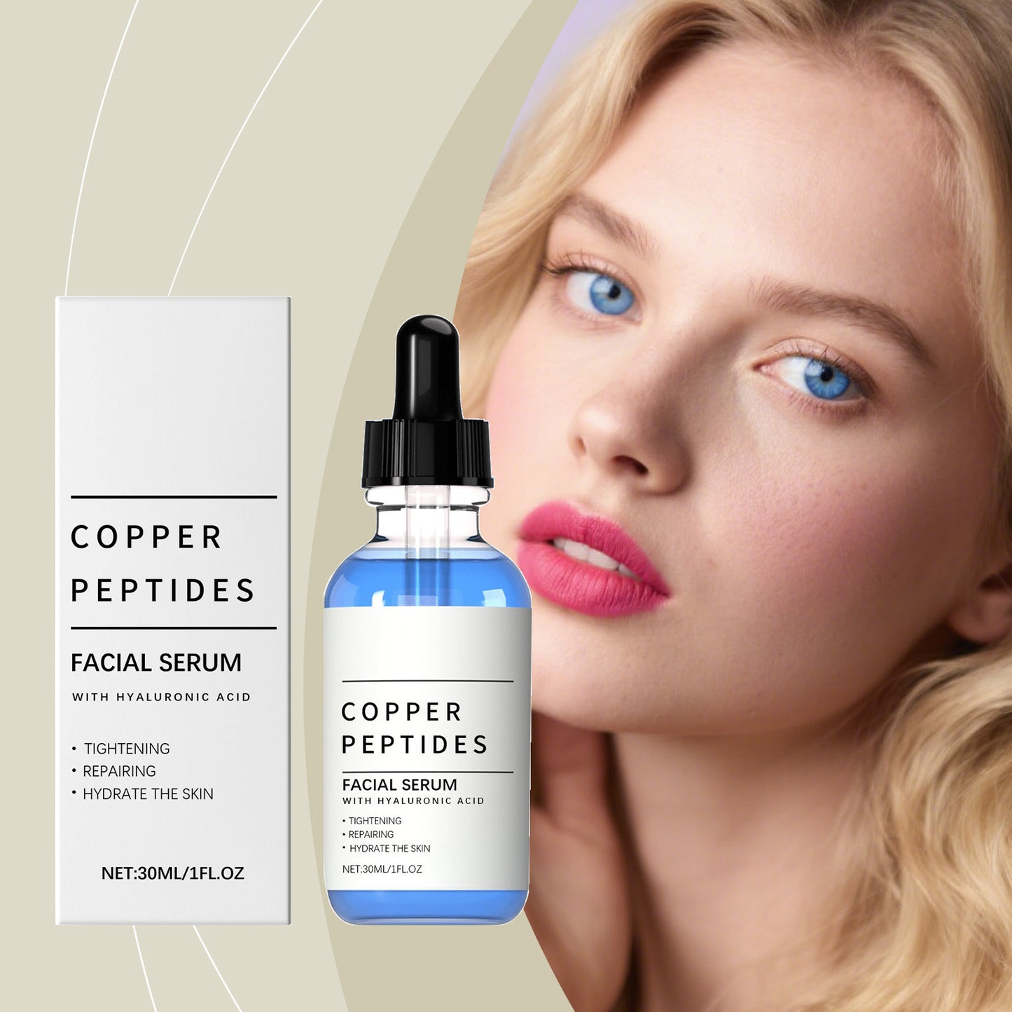 ✨ Copper Peptide Repair Serum  Advanced Firming • Deep Hydration • Visible Renewal