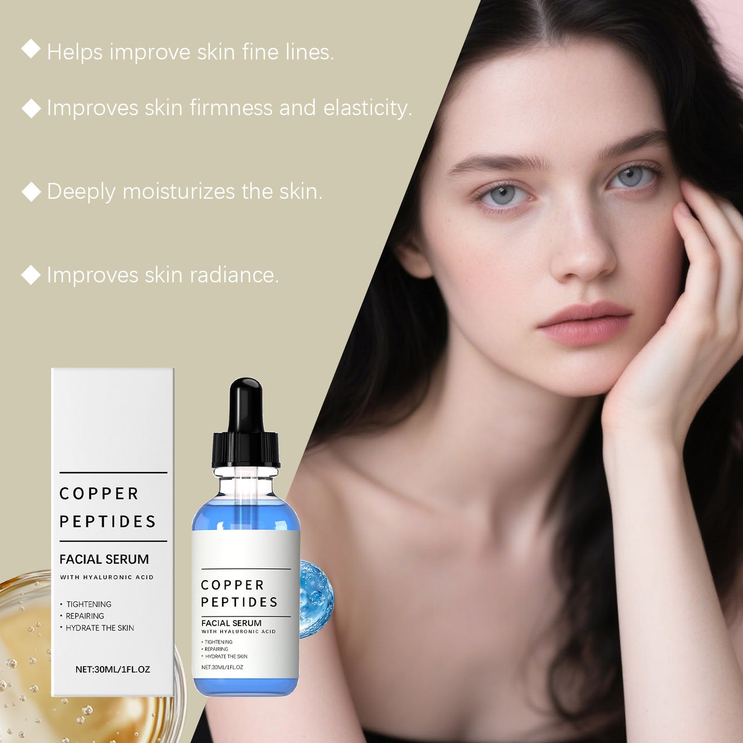 ✨ Copper Peptide Repair Serum  Advanced Firming • Deep Hydration • Visible Renewal