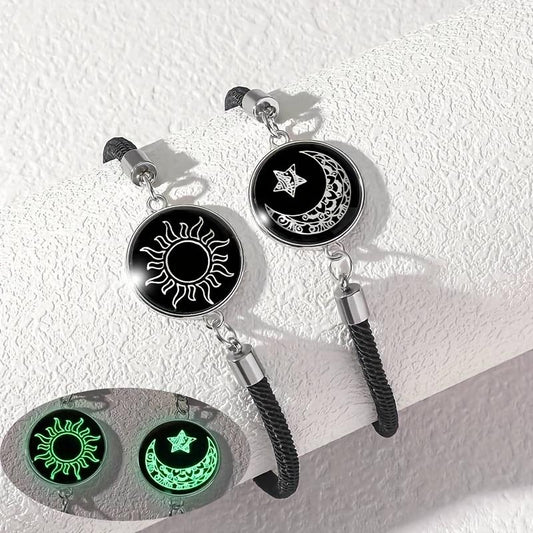 ❤️Forever Linked™ – Magnetic Sun & Moon Bracelets for Couples