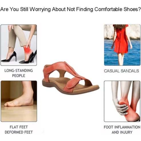 🔥LAST DAY 70% OFF🔥Women's Wedge Orthopedic Sandals | Fit For Your Feet