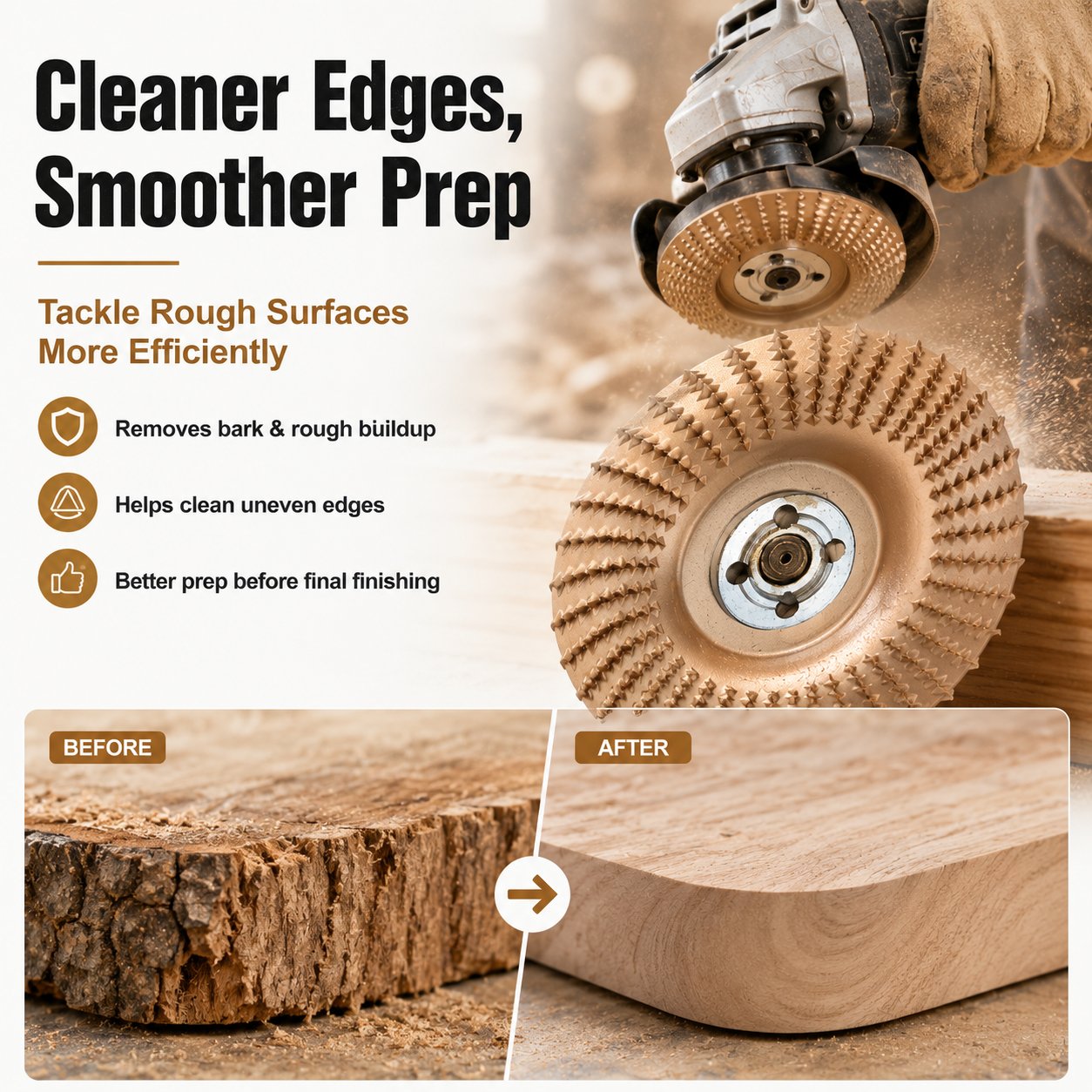 🔥 LAST DAY 50% OFF -Alloy Wood Grinding & Polishing Disc