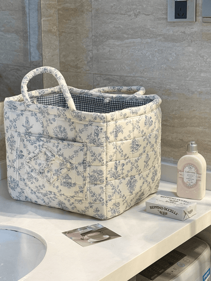 ✨ Summer Sale 50% OFF-Handwoven Storage Basket with Handles - foldable washable storage basket and multi-purpose fabric box