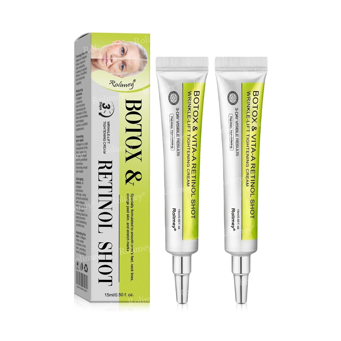 👏💧✨Made and shipped from the USA 💫Botox & Vita-A Retinol Shot Wrinkle-Lift Tightening cream - Last Day Promotion 50% OFF